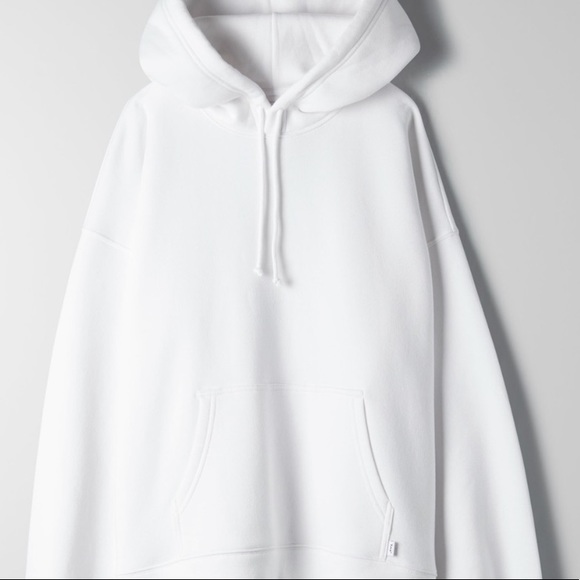 TNA PERFECT BOYFRIEND HOODIE WHITE - Picture 1 of 3